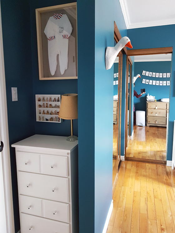 Turquoise gender neutral nursery