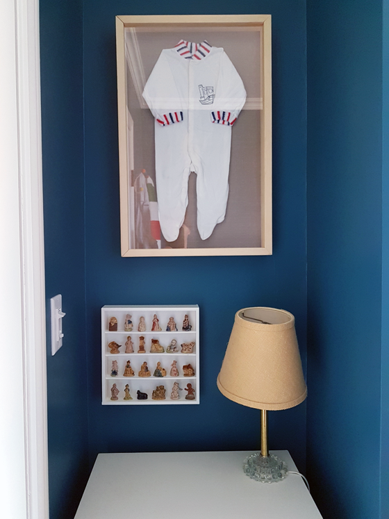 Sleepers framed in a shadow box