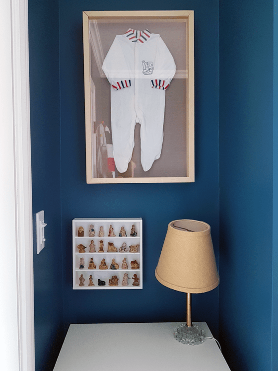 Sleepers framed in a shadow box