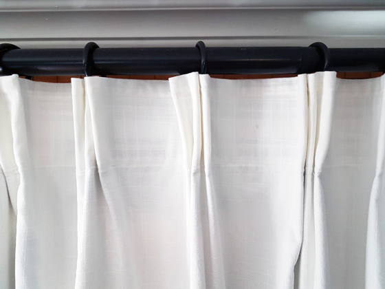 How to pleat Ikea curtains