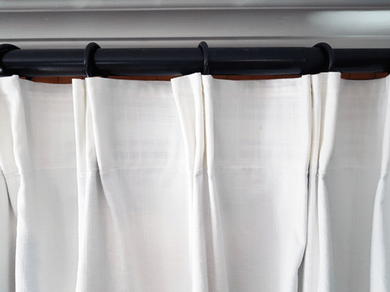 How to pleat Ikea curtains