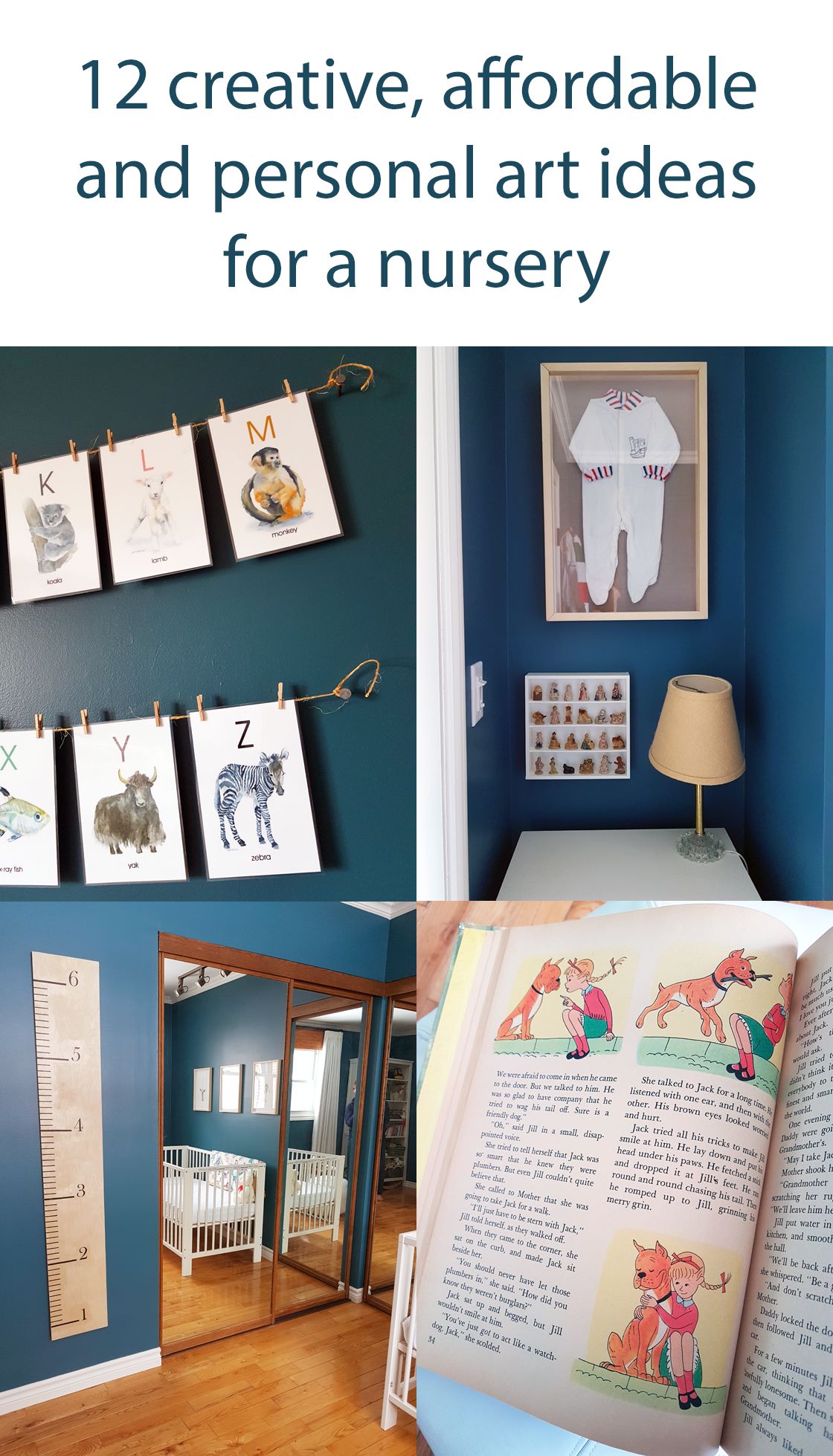 12 creative, affordable, personal ideas for nursery art