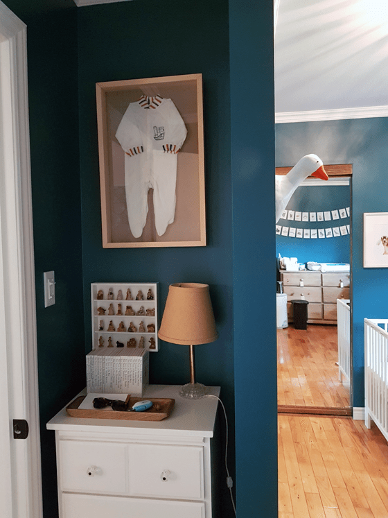 Styling the top of a little dresser