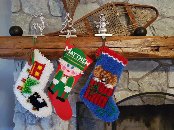 Our Christmas stockings