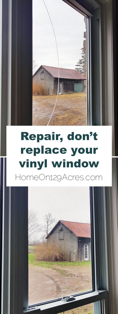 Repair, don't replace, your broken vinyl window