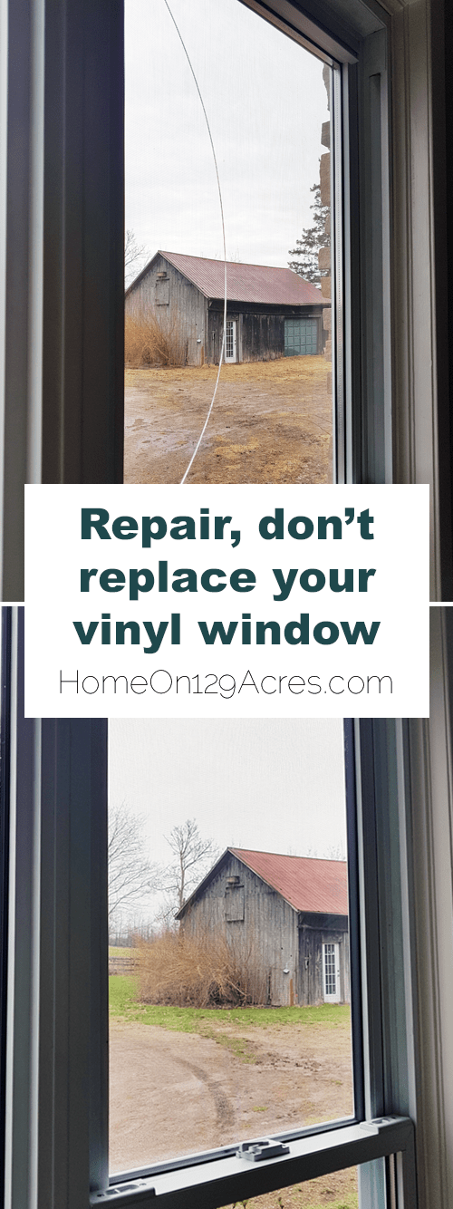 Repair, don't replace, your broken vinyl window