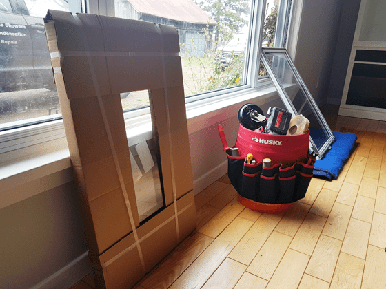 Repairing a vinyl window