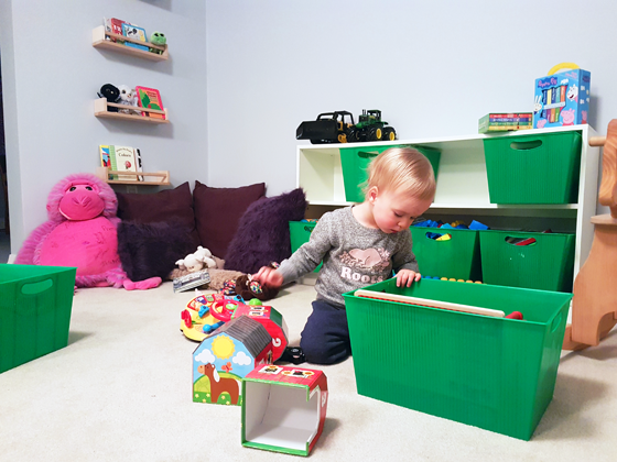 Colourful toddler playzone